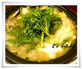 魚介に良く合う味噌バター鍋♪