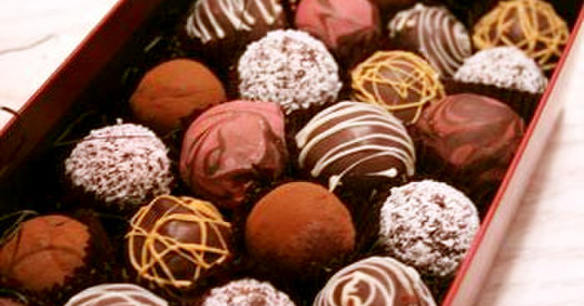 ダークチョコレートキーライムパイトリュフのレシピ