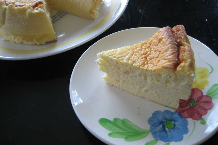 低カロリーがうれしい スフレチーズケーキ レシピ 作り方 By ねこのみぃ さん クックパッド
