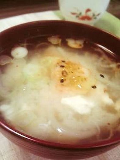 簡単❤節約　生姜と豆腐のお味噌汁の写真