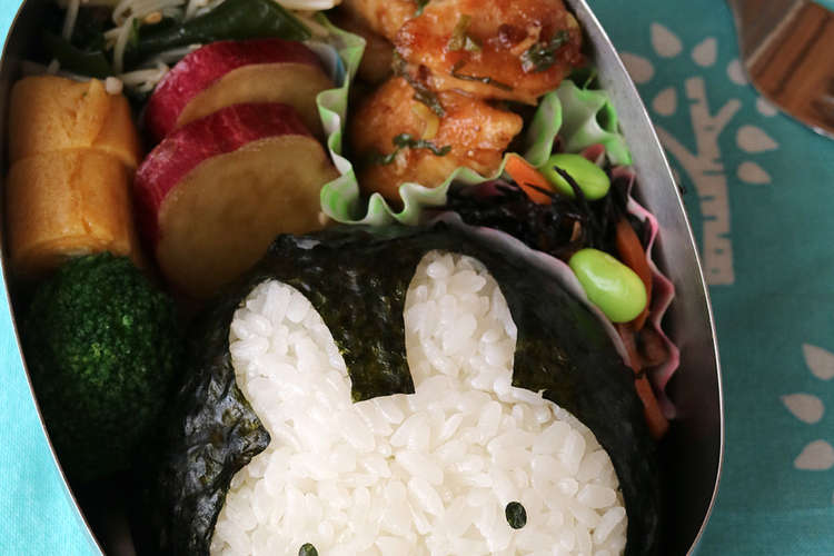 海苔を巻くだけ ミッフィーのキャラ弁 レシピ 作り方 By みやきっちん クックパッド 簡単おいしいみんなのレシピが367万品