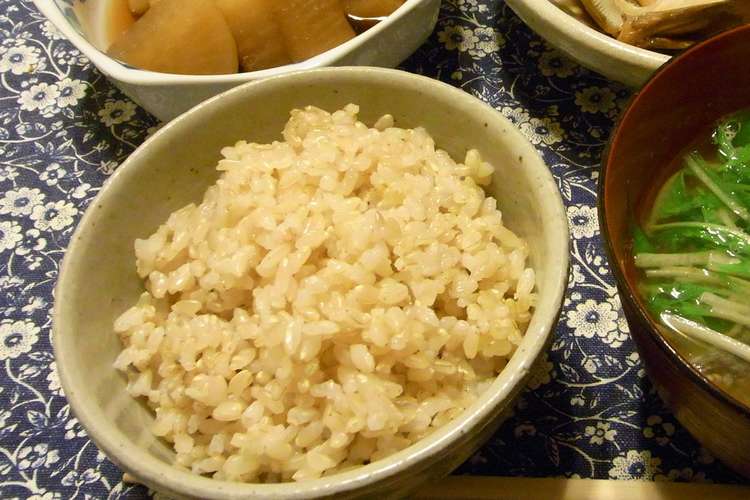 玄米ごはんはお湯で炊けばいいんだよ レシピ 作り方 By Natsukohan クックパッド 簡単おいしいみんなのレシピが377万品