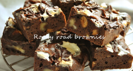 サンタハットブラウニーのレシピ