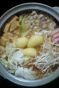 ピリッと味噌バター鍋