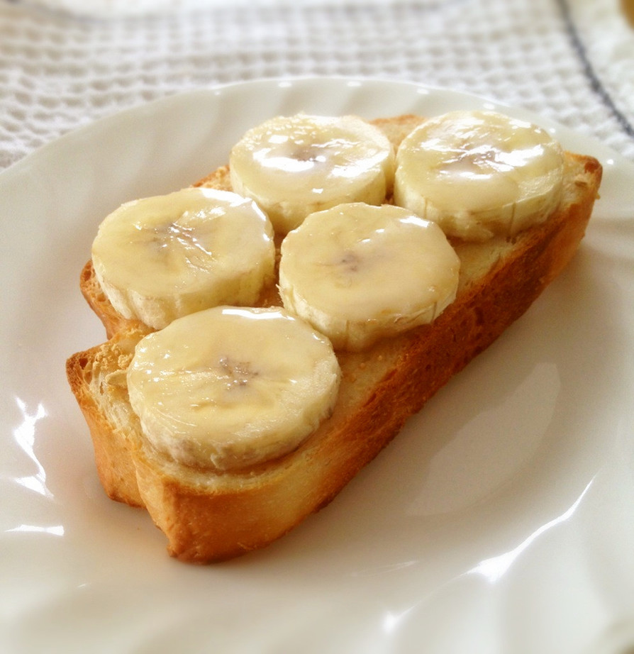 ミルクジャムきなこバナナトーストの画像