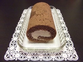 黒糖ココアのシフォンロール