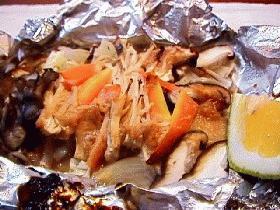 鮭のチャンチャンホイル焼き