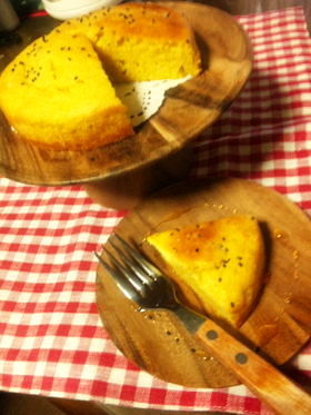 ほっこり〜♪しっとり〜♪さつまいもケーキ