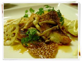 鯛の切り身ムニエル