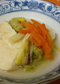 カジキマグロと白菜の煮物