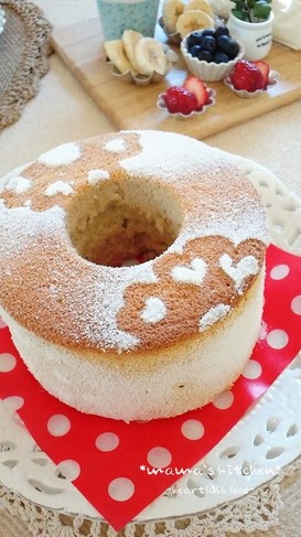 離乳食完了期〜バナナの簡単シフォンケーキ