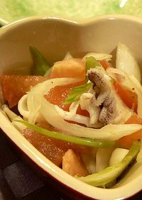 イカと香味野菜のエスニック風マリネ