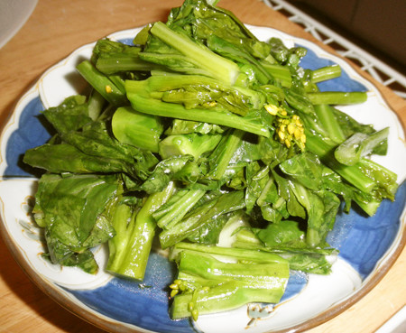 レンジで青菜の中華風ナンプラー炒めの画像