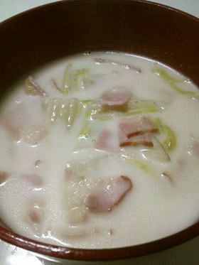 白菜のミルク煮の画像