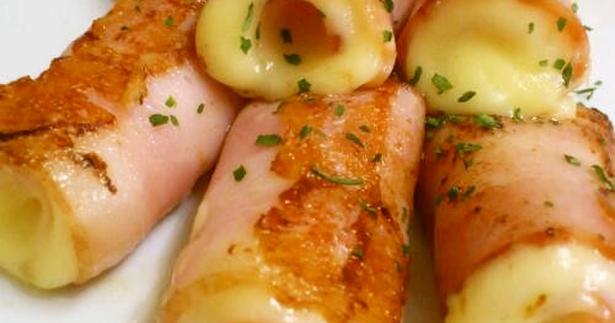 ベーコンとチェダーチーズのマッシュルーム詰めのレシピ