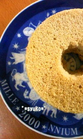 ノンオイル♪黒糖風味の米粉豆腐シフォンの画像