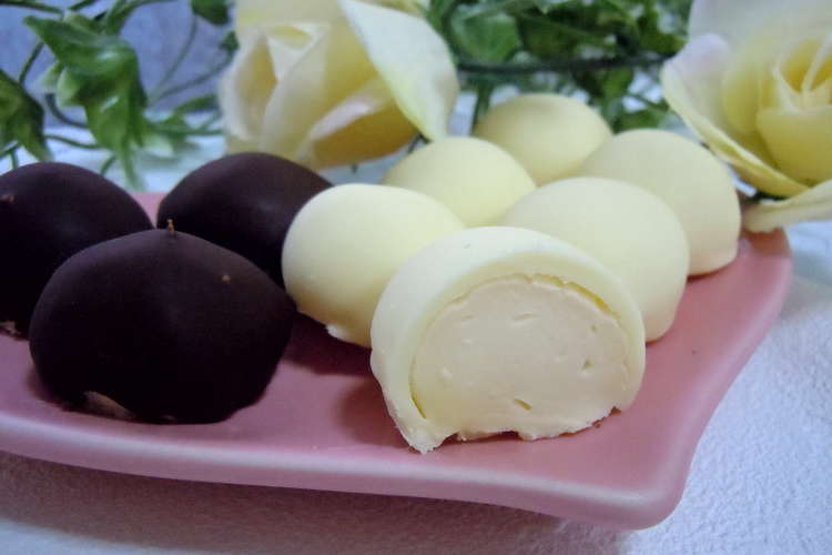 濃厚 レアチーズケーキの様なトリュフ レシピ 作り方 By レアレアチーズ クックパッド 簡単おいしいみんなのレシピが355万品