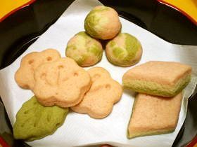 ひなまつり★桃の花　菱餅　三色クッキーの画像