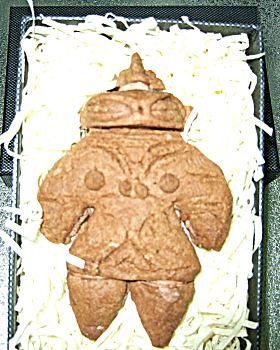 遮光器土偶クッキー（立体）の画像