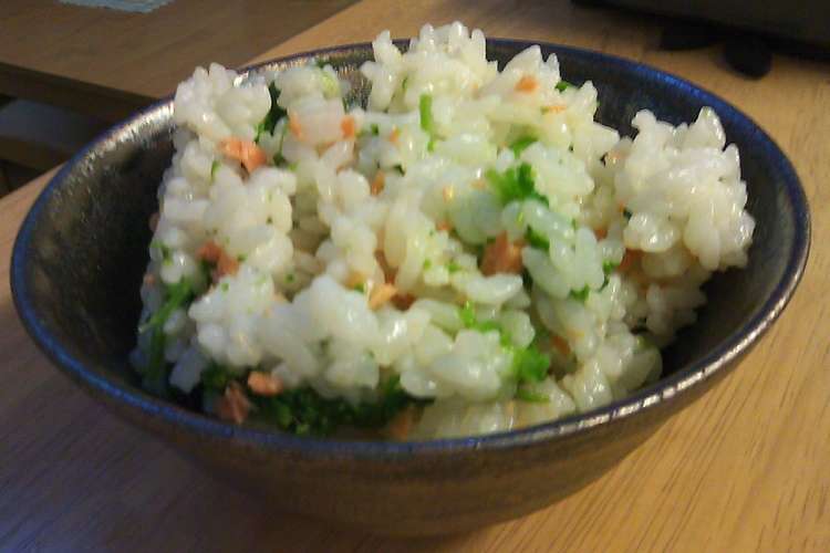 超簡単混ぜるだけ 菜花ごはん レシピ 作り方 By Mayutass55 クックパッド