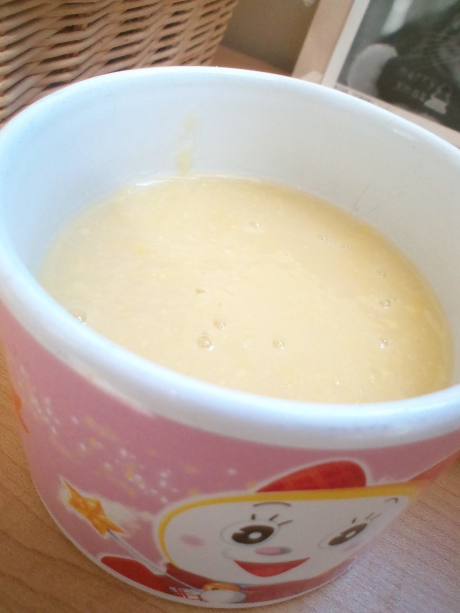 乳製品不使用の長芋コーンポタージュの画像