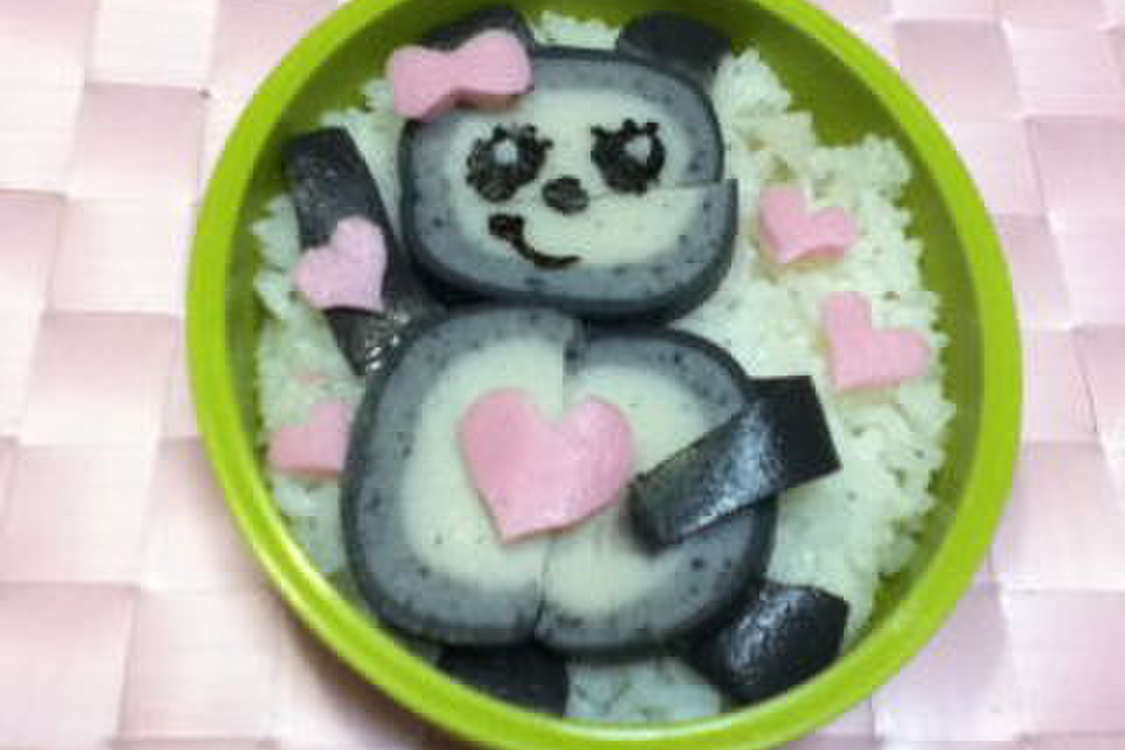 キャラ弁に上野のパンダくんかまぼこ弁当 レシピ 作り方 By かまぼこママ クックパッド 簡単おいしいみんなのレシピが379万品