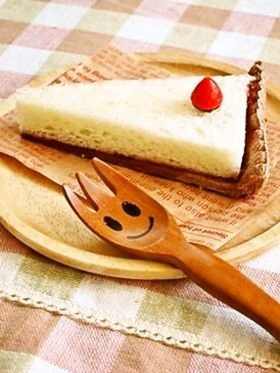 食パンdeレアチーズケーキ＊キャラパンの写真