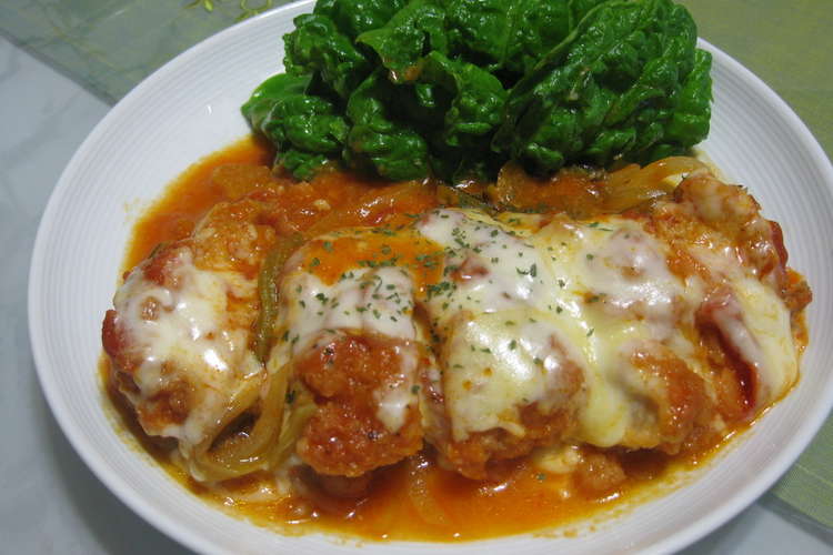 チキンカツのトマト煮込み レシピ 作り方 By こくや クックパッド 簡単おいしいみんなのレシピが360万品