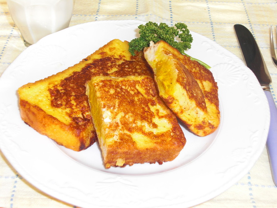 しっかり朝ご飯♪南瓜のフレンチトーストの画像