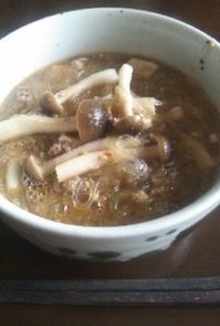 ●麻婆豆腐でぱぱっと！春雨スープ●