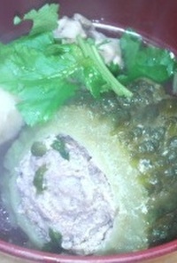 カンボジア　ゴーヤスープ