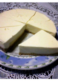 豆乳レアチーズケーキ