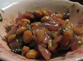 マツモ入りマグロ納豆