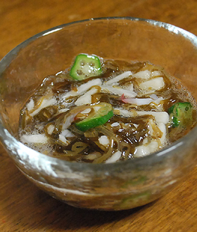 暑い夏に!居酒屋風 もずくとめかぶ長いも