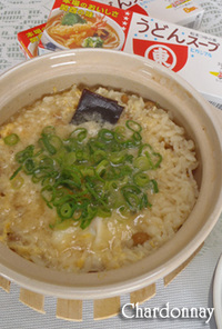 うどんスープで簡単☆納豆雑炊