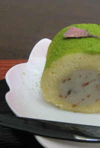 米粉で作る　創作和菓子　霞桜