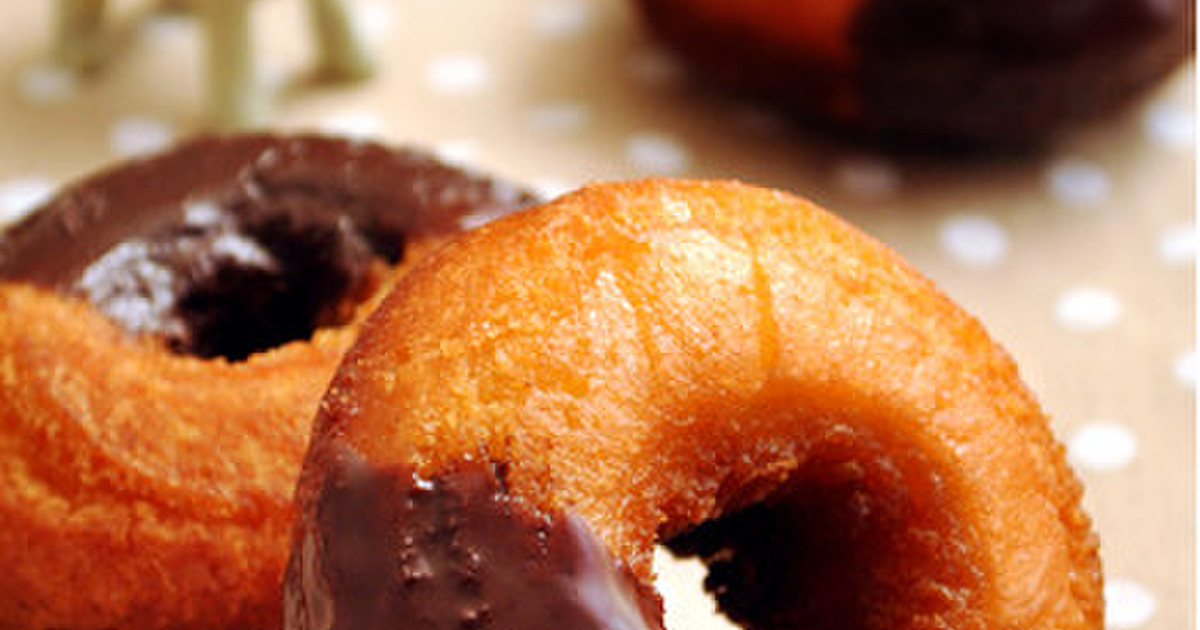 チョコがけケーキドーナツ by papico13 【クックパッド】 簡単おいしいみんなのレシピが351万品