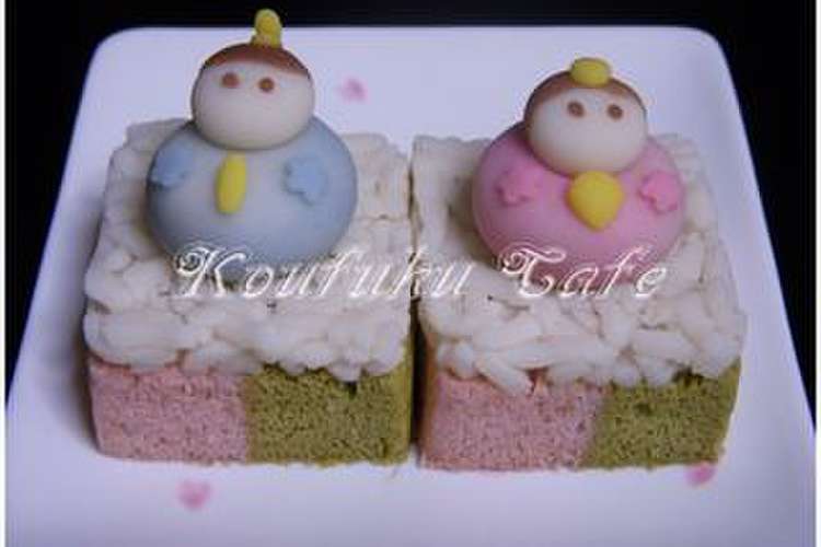 ひな祭り向け ケーキみたいな和菓子 レシピ 作り方 By ぴぃちゃんプラス クックパッド 簡単おいしいみんなのレシピが352万品