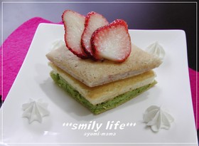 【完了期・幼児食】*ひし餅風パンケーキ*