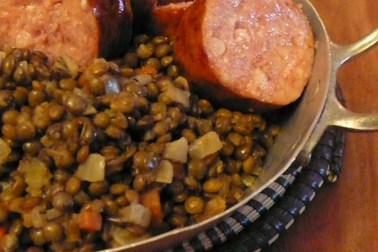 燻製ソーセージとレンズ豆煮込み レシピ 作り方 By Gaite クックパッド 簡単おいしいみんなのレシピが375万品