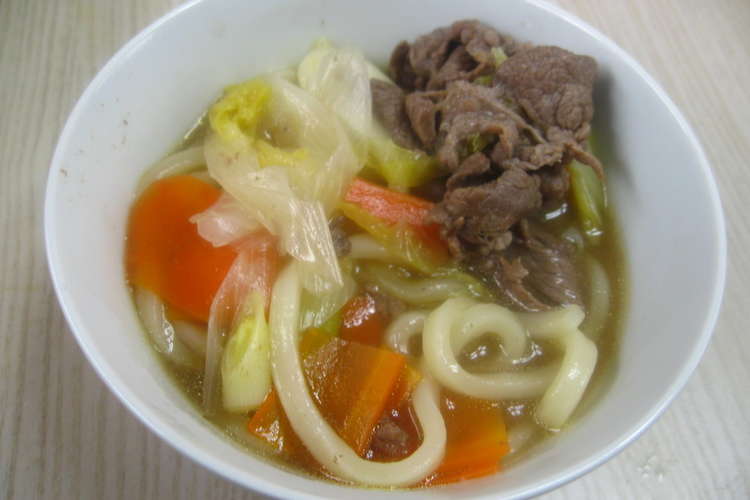 ヒガシマルで すき焼き風うどん レシピ 作り方 By よちりんの娘 クックパッド 簡単おいしいみんなのレシピが359万品