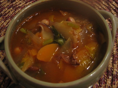 １５品目の野菜スープの写真