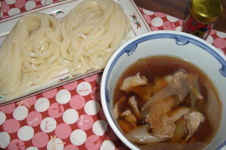 豚肉とねぎたっぷり つけうどん レシピ 作り方 By ふぉーえばーはぴこ クックパッド