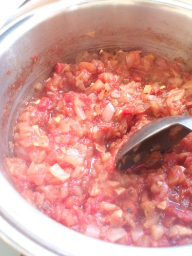 【食事療法】簡単ヘルシーなトマトソースの写真