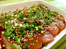 かき醤油でお店より美味しい!漬けまぐろ!