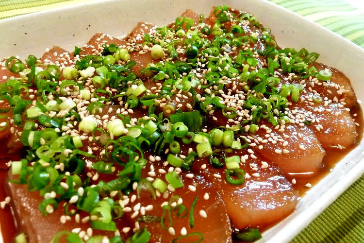 かき醤油でお店より美味しい 漬けまぐろ レシピ 作り方 By Kouayaa クックパッド 簡単おいしいみんなのレシピが352万品