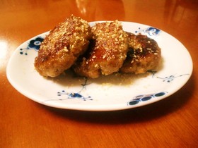 てりやき蓮根ハンバーグ