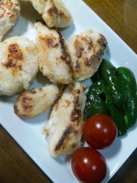 鶏胸肉の柔らか塩麹焼き