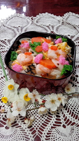 桃の節句に〜彩りちらし〜