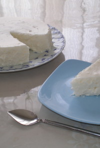卵白消費♪ゼラチンでチーズケーキ